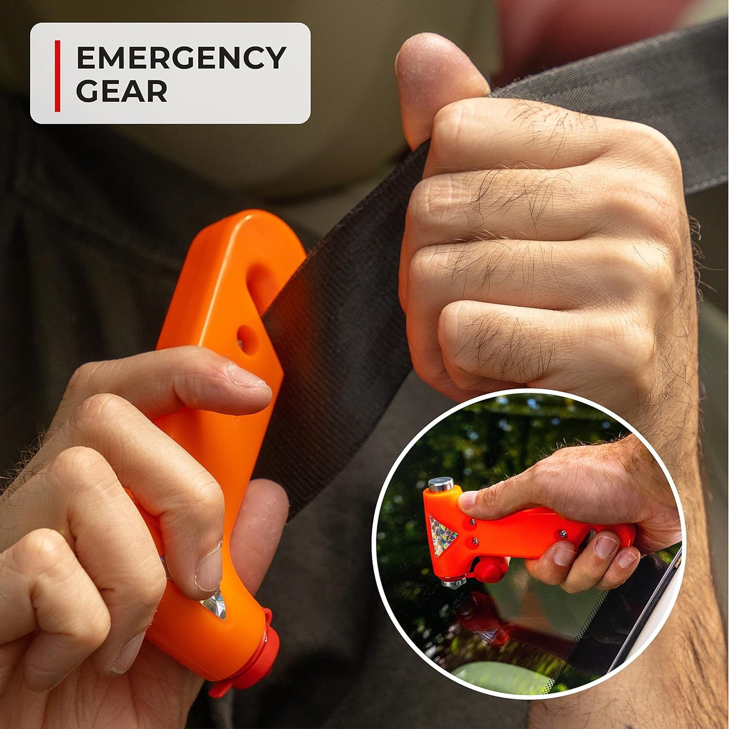 Roadside Emergency Car Kit - 104-Piece with Jumper Cables & First Aid Kit