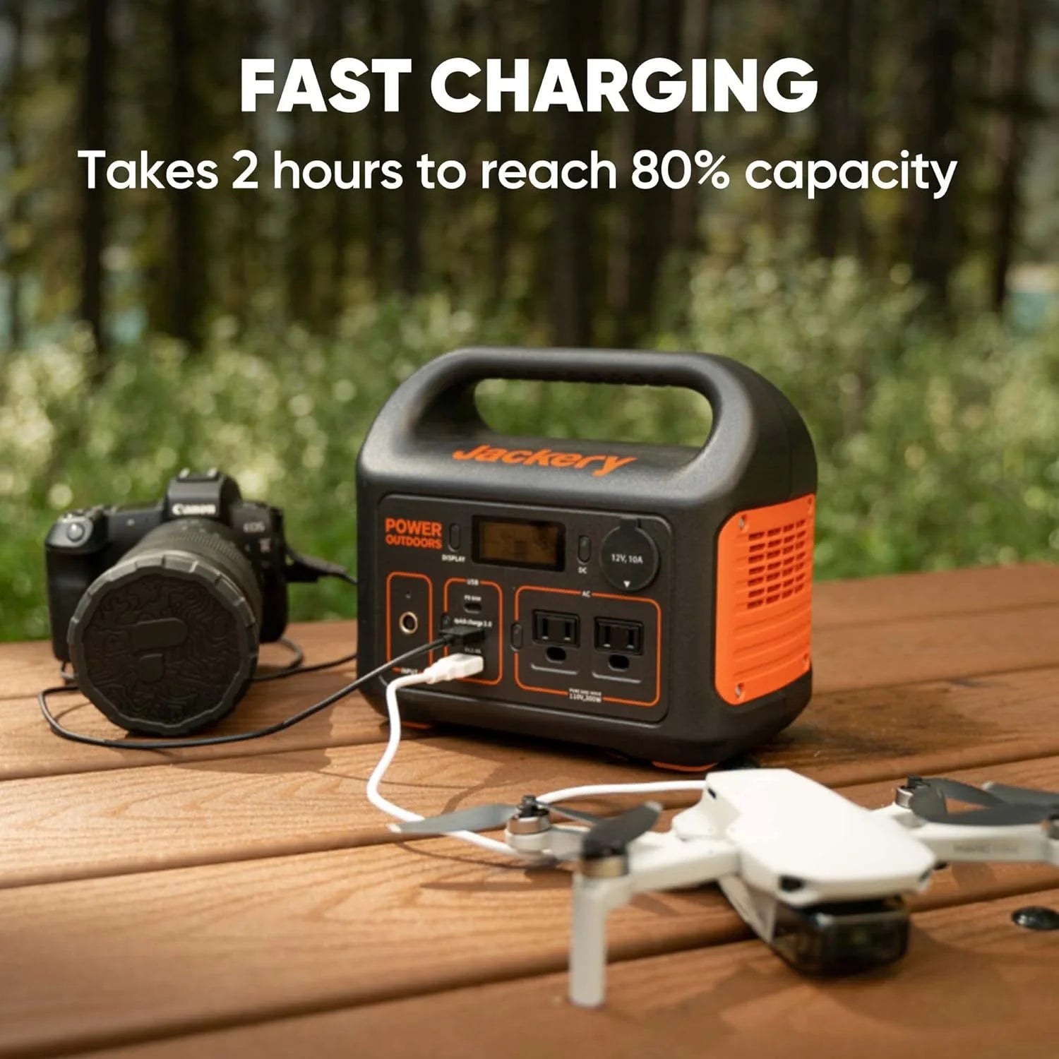Carve Collective: Explorer 300 Portable Power Station – 285Wh Backup Lithium Battery for Road Trips & Emergencies