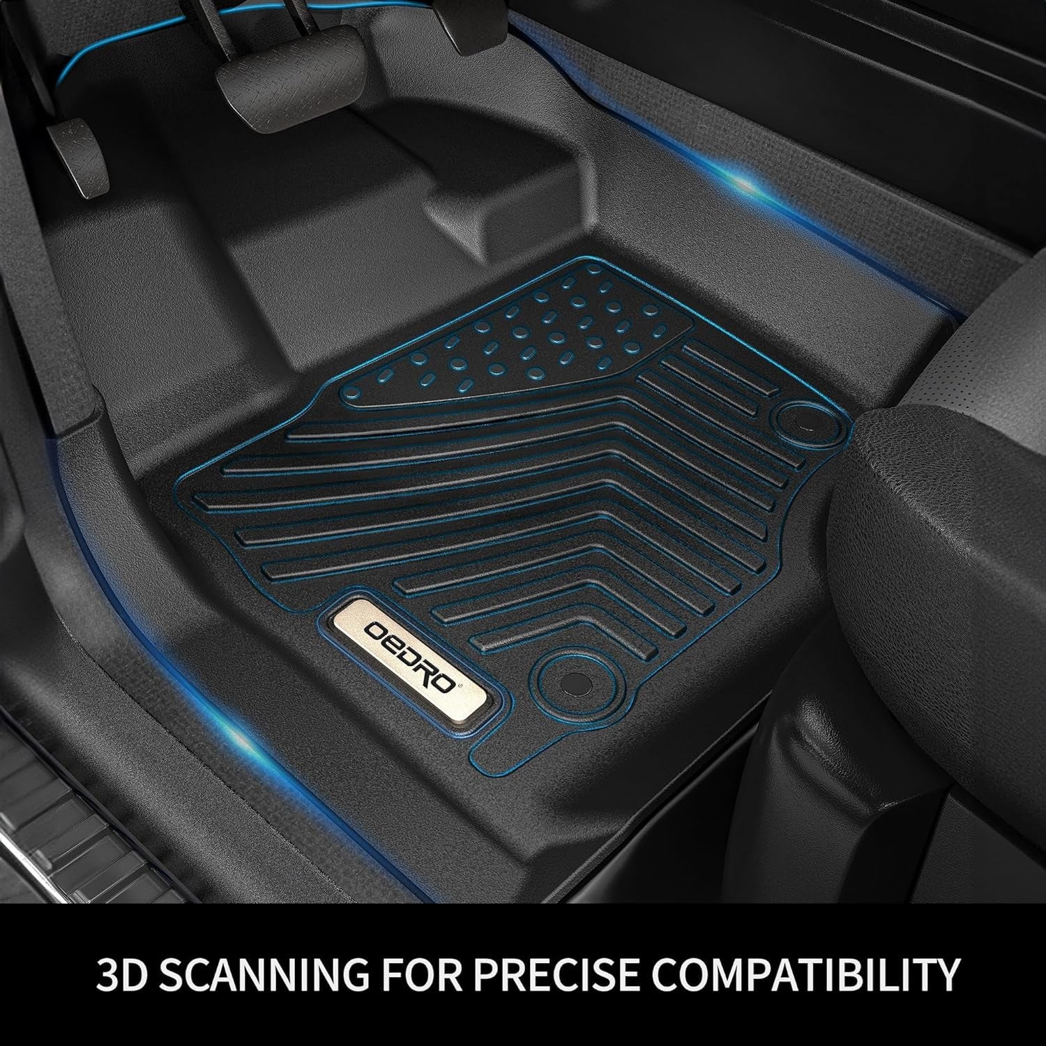 Carve Collective: All-Weather HD Floor Liners (Custom Fit) – For Honda Civic (2022-2026) / Acura Integra (2023-2025)