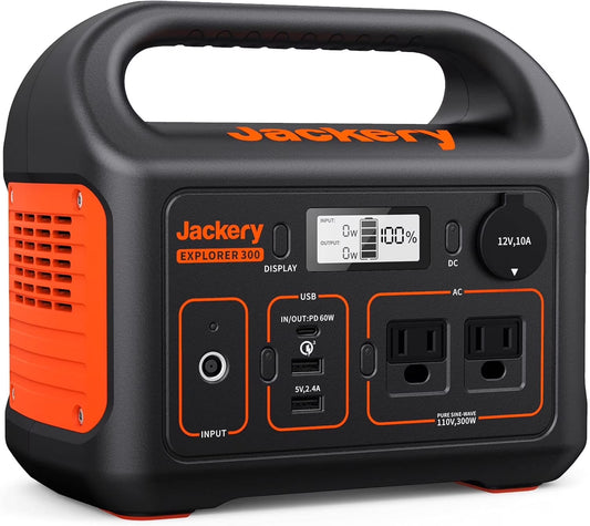 Carve Collective: Explorer 300 Portable Power Station – 285Wh Backup Lithium Battery for Road Trips & Emergencies